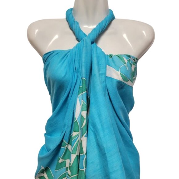 Cover-Ups Swimsuit Cover Ups, Beachwear Wraps, Halter or Strapless Wrap Dress - Picture 4 of 7